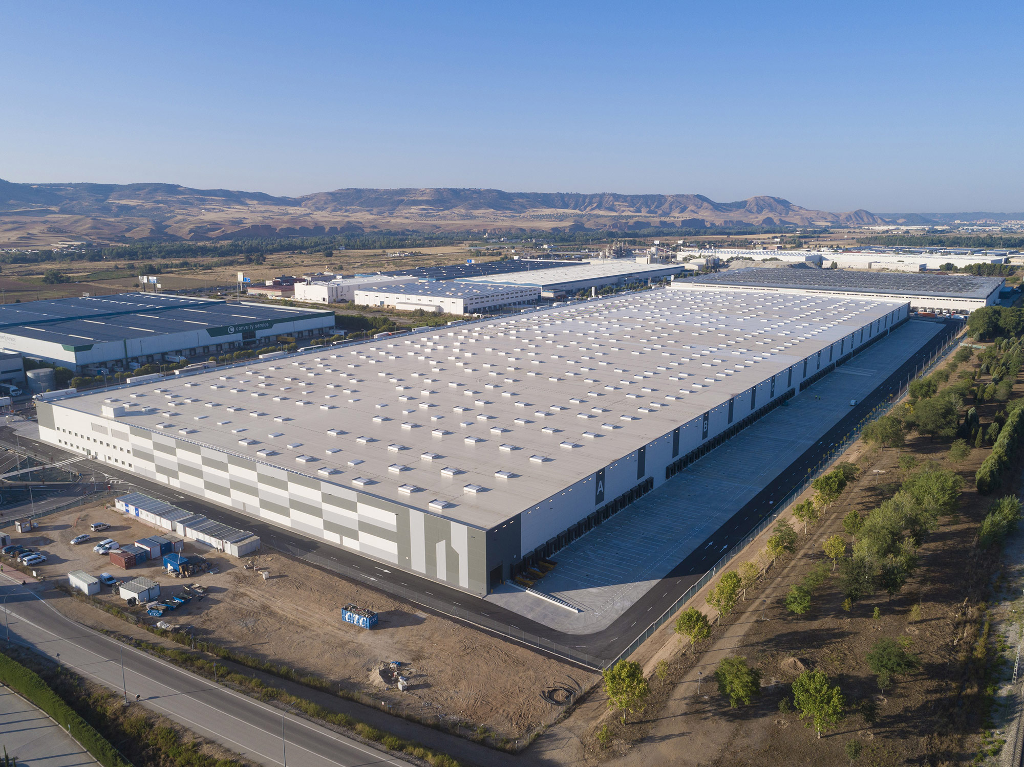 GSE Spain levanta un almacén logístico español único por su sostenibilidad